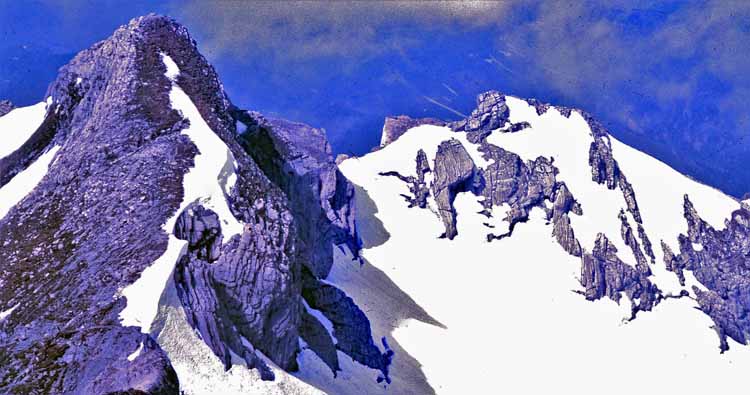 snow-covered mountain scene